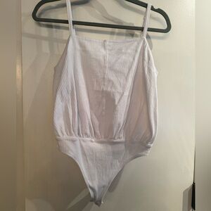 Free people size small white bodysuit